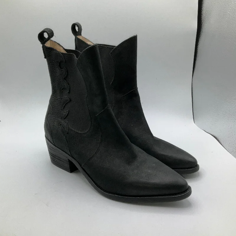 Black Boots Western Cmc, Size 9