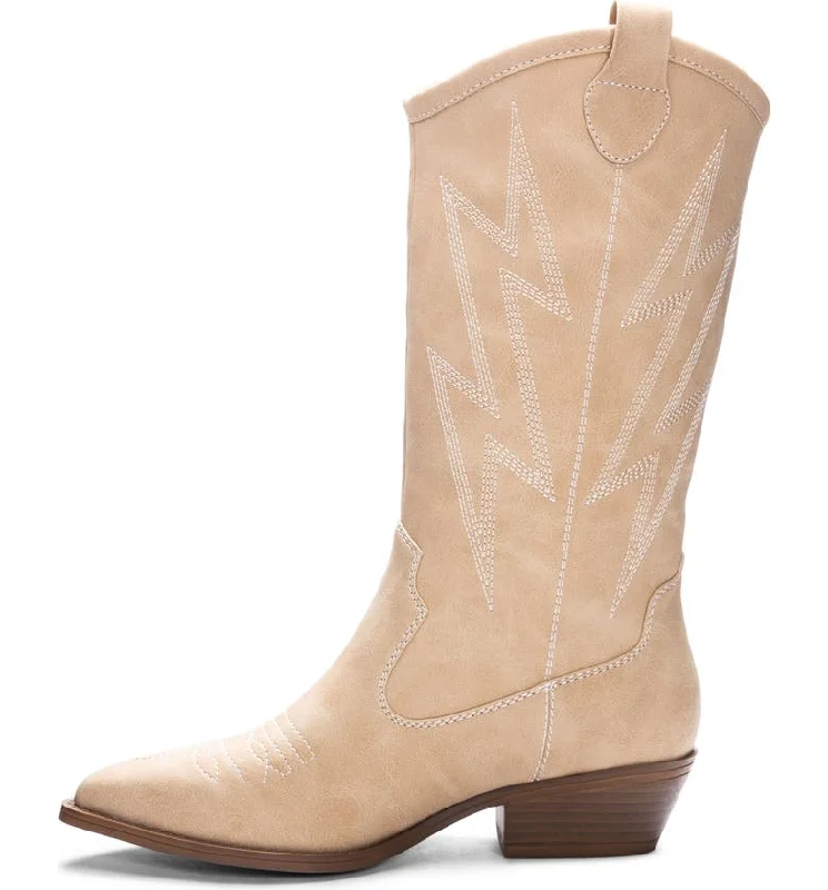 Josea Western Boot (Natural/Black)