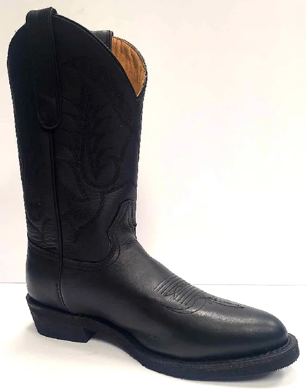 Star Mens Black Work Western