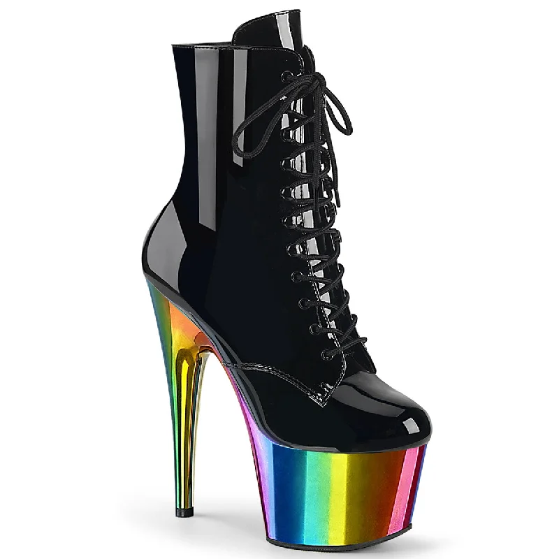 7inch Chrome Plated platform Boot