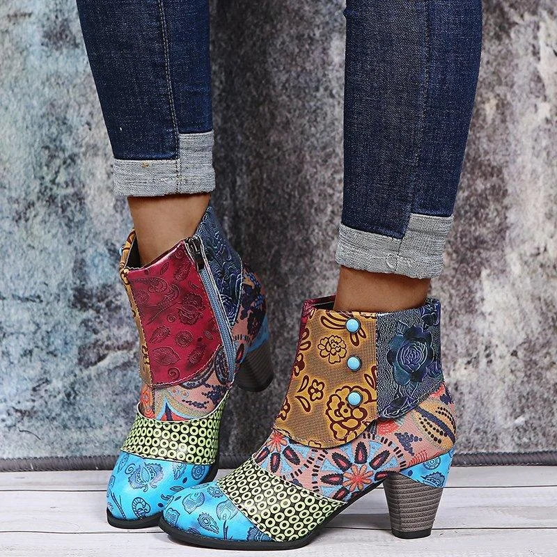 Bohemian Women's Martin Boots National Style