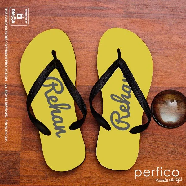 Bold © Personalized Flip Flops