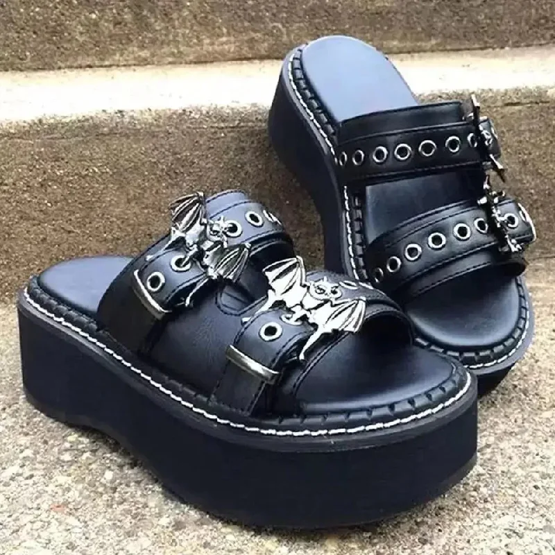 Vampire platform slippers