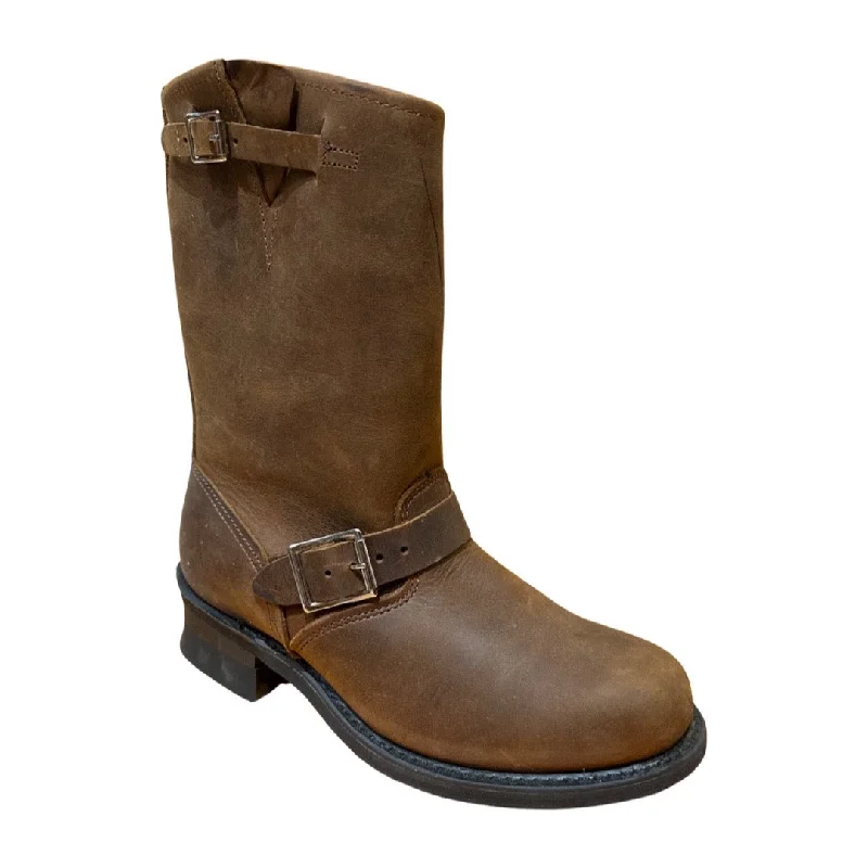 Gorilla USA Ladies Brown Leather Engineer Boots